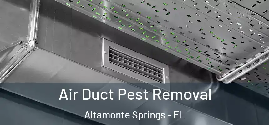 Air Duct Pest Removal Altamonte Springs - FL