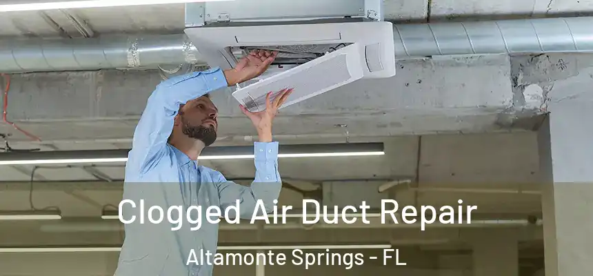 Clogged Air Duct Repair Altamonte Springs - FL